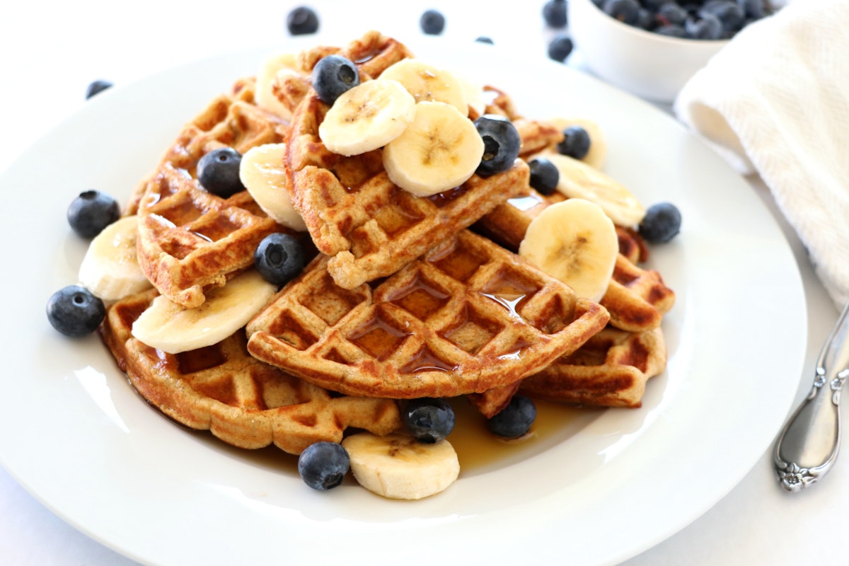 Rezept für knusprige Waffeln. Sie werden sie lieben